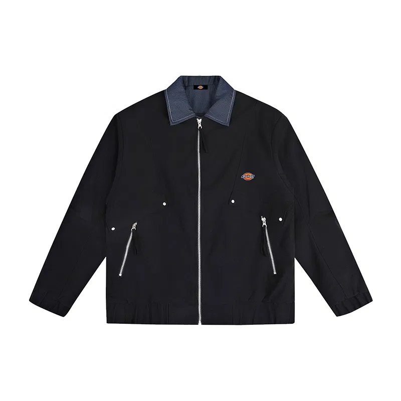 Детская куртка с воротником-стойкой прямого кроя Dickies, Coffee — фото 3