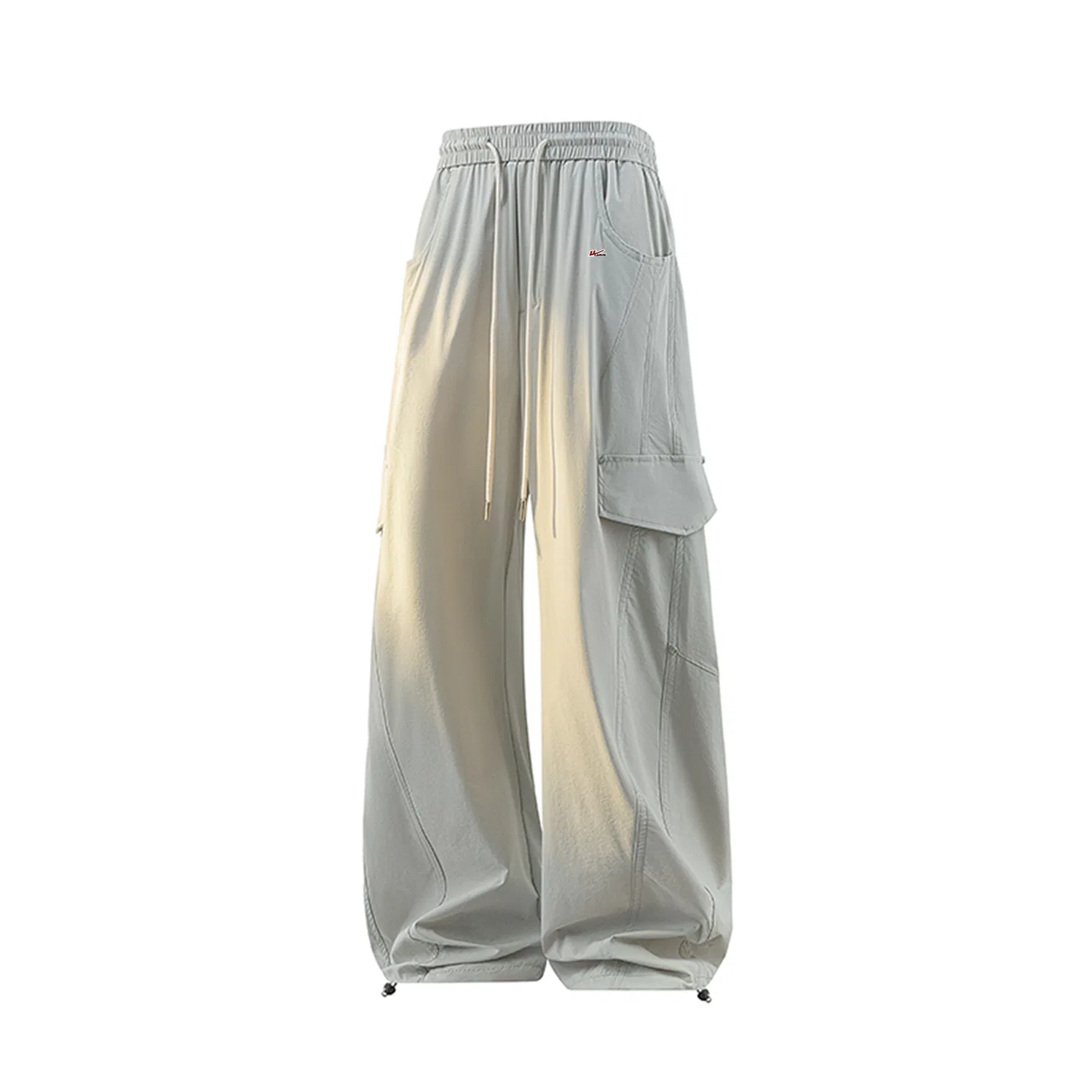 Детские карго-брюки с принтом Cargo Pants Unisex Moderate WARRIOR, Cloud Gray (DIY Badge)