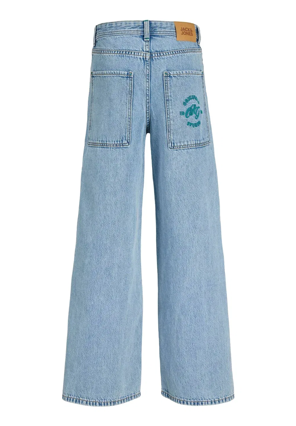 Jjidave jjjax akm 165 jnr - расклешенные джинсы Jack & Jones Junior, Blue Denim — фото 2
