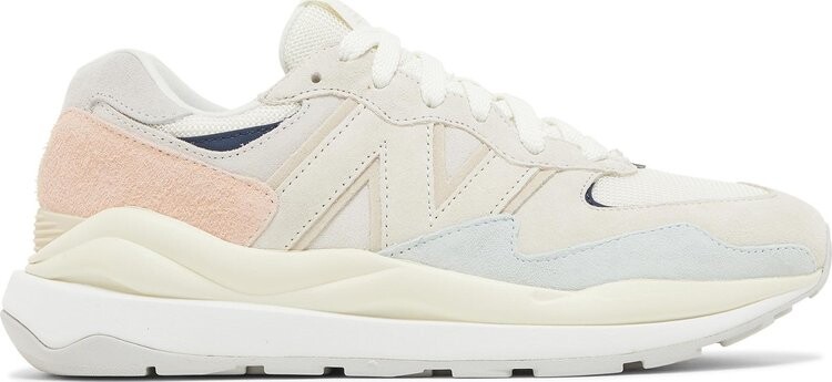 Кроссовки New Balance 57/40 'Sea Salt Vintage Rose', белый — фото 2