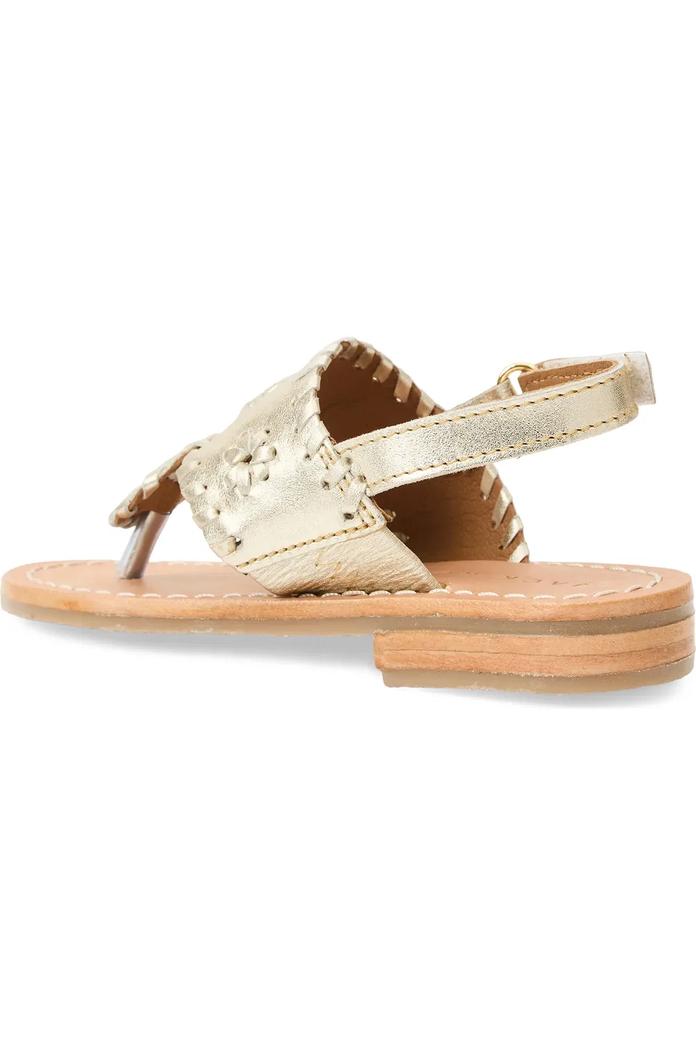 Детские сандалии слингбэк на регулируемом ремешке Jacks Jack Rogers, Platinum — фото 2