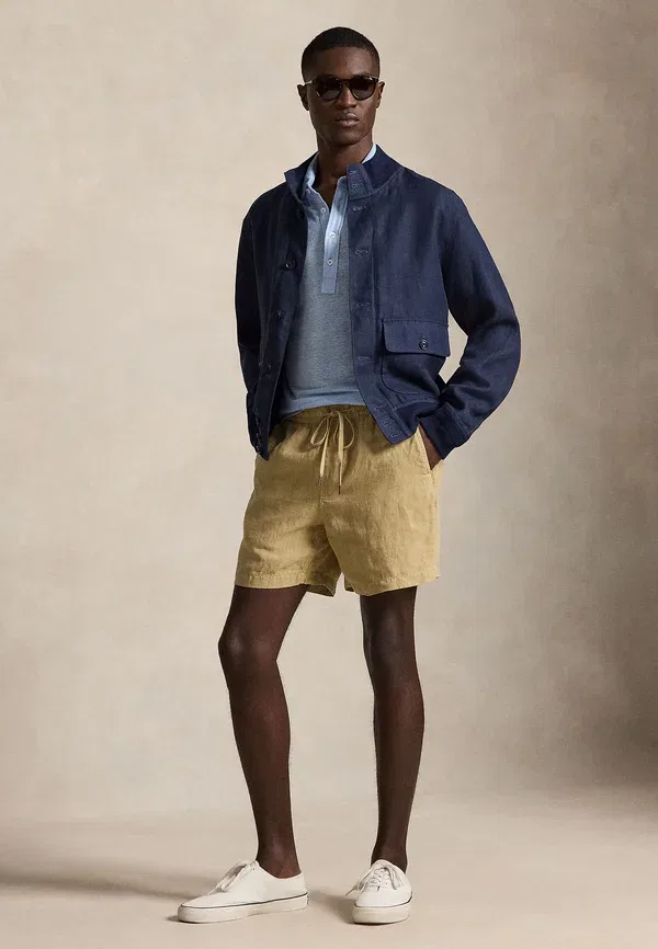 Шорты из льна 6 шт Polo Ralph Lauren, бежевый — фото 2