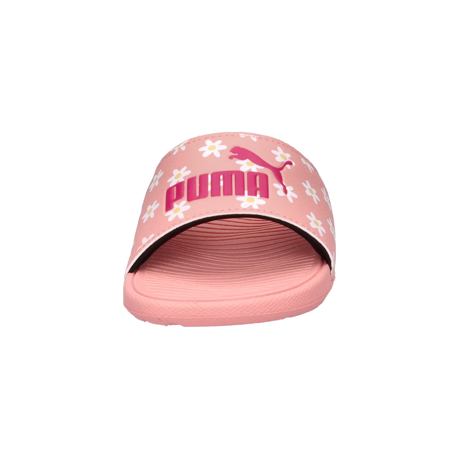 Детские шлепанцы для девочек с принтом Cool Cat 2.0 Daisies PS Puma, Rosa — фото 3