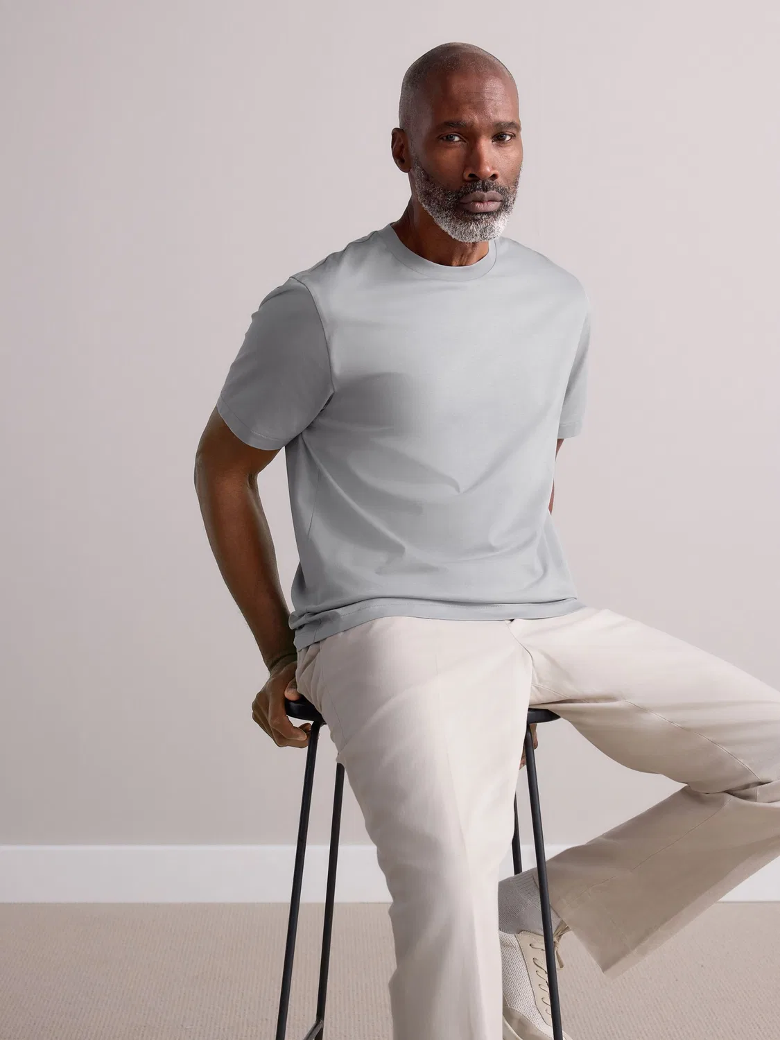 Футболка Regular Fit из SUPIMA Cotton, Signature Next, серый