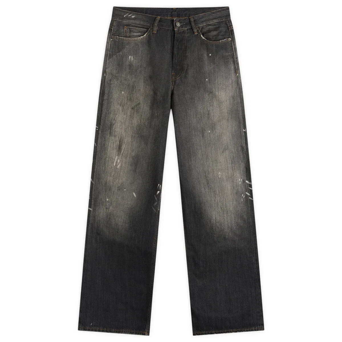Джинсы свободного кроя 1981 Acne Studios, Black