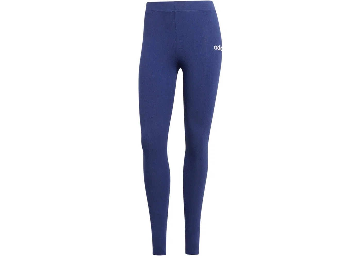 Женские леггинсы хлопковые Essentials Linear Adidas, Dark Blue/White