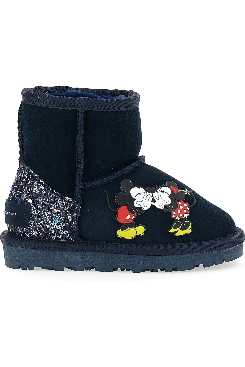 Ботинки детские зимние с блестками Mickey + Minnie Master of Arts, темно синий — фото 2