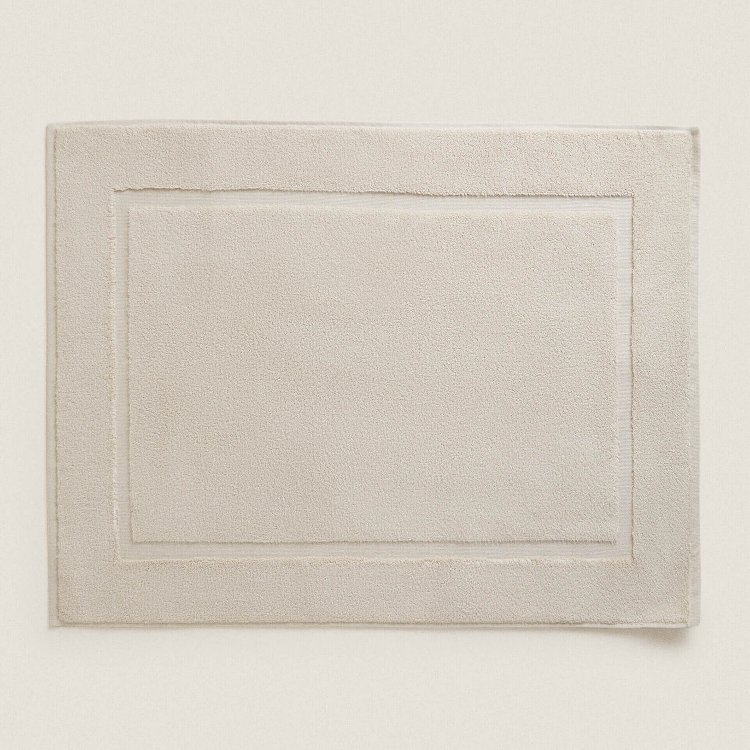 

Коврик для ванной Zara Home Non-Slip Soft Terry, серо-бежевый