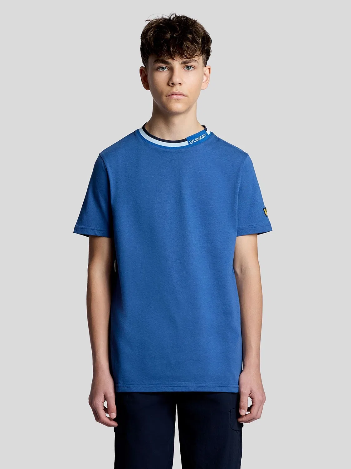Футболка с логотипом Lyle & Scott, синий