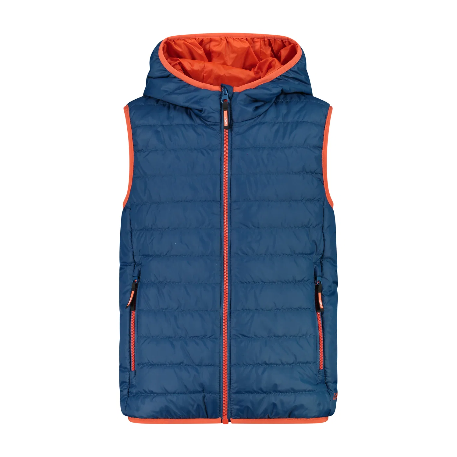 Детская утепленная жилетка с капюшоном Kid Vest Fix Hood Cmp, Konigsblau