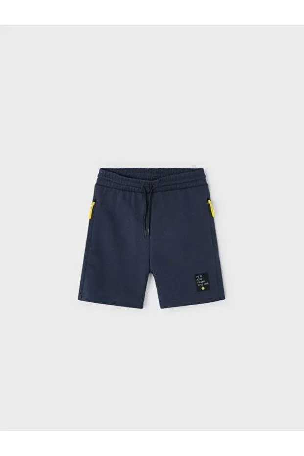 Детские шорты для мальчиков с высокой посадкой Mayoral, Navy Blue — фото 2