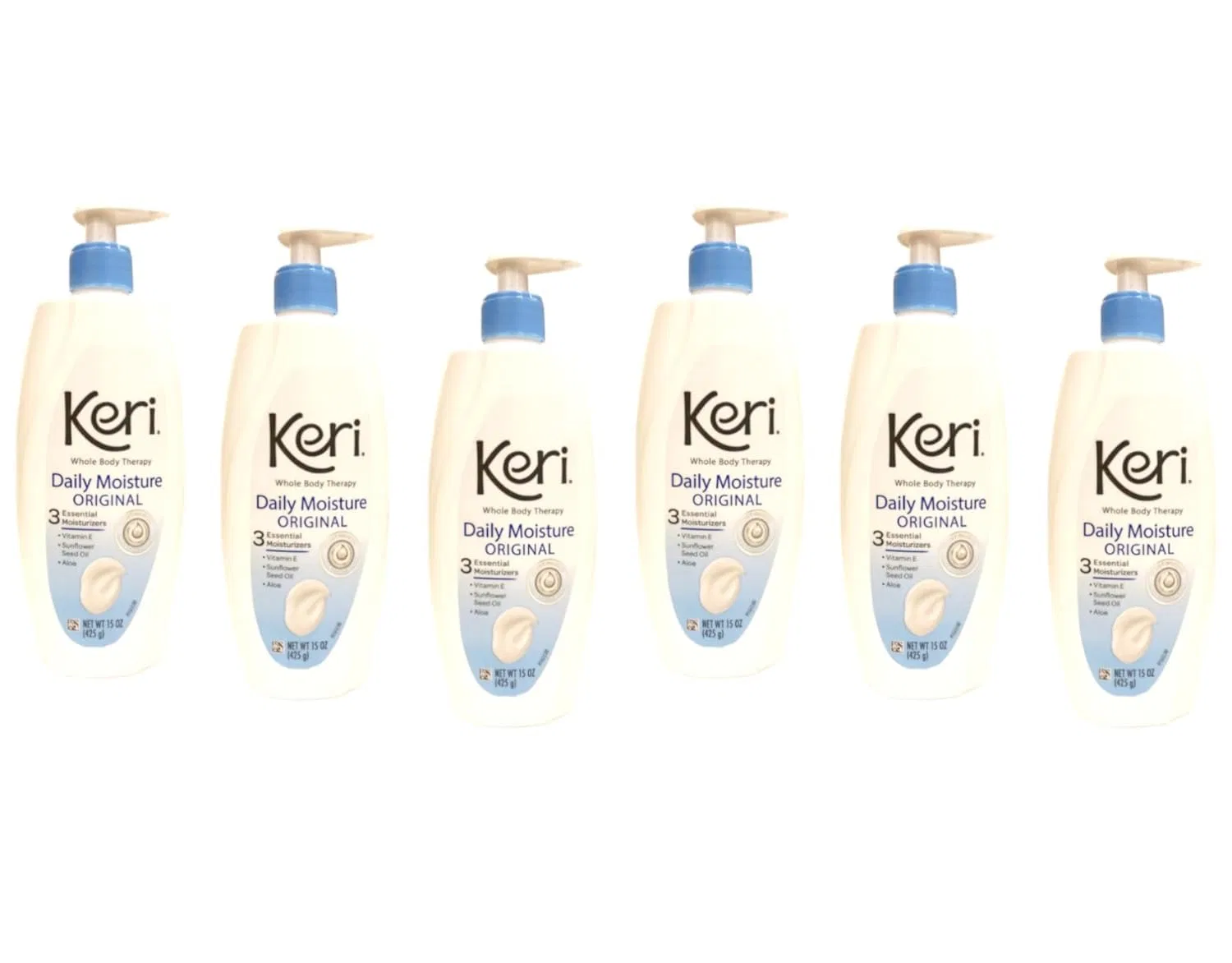 Лосьон для тела увлажняющий Keri Original, 6 шт по 444 мл