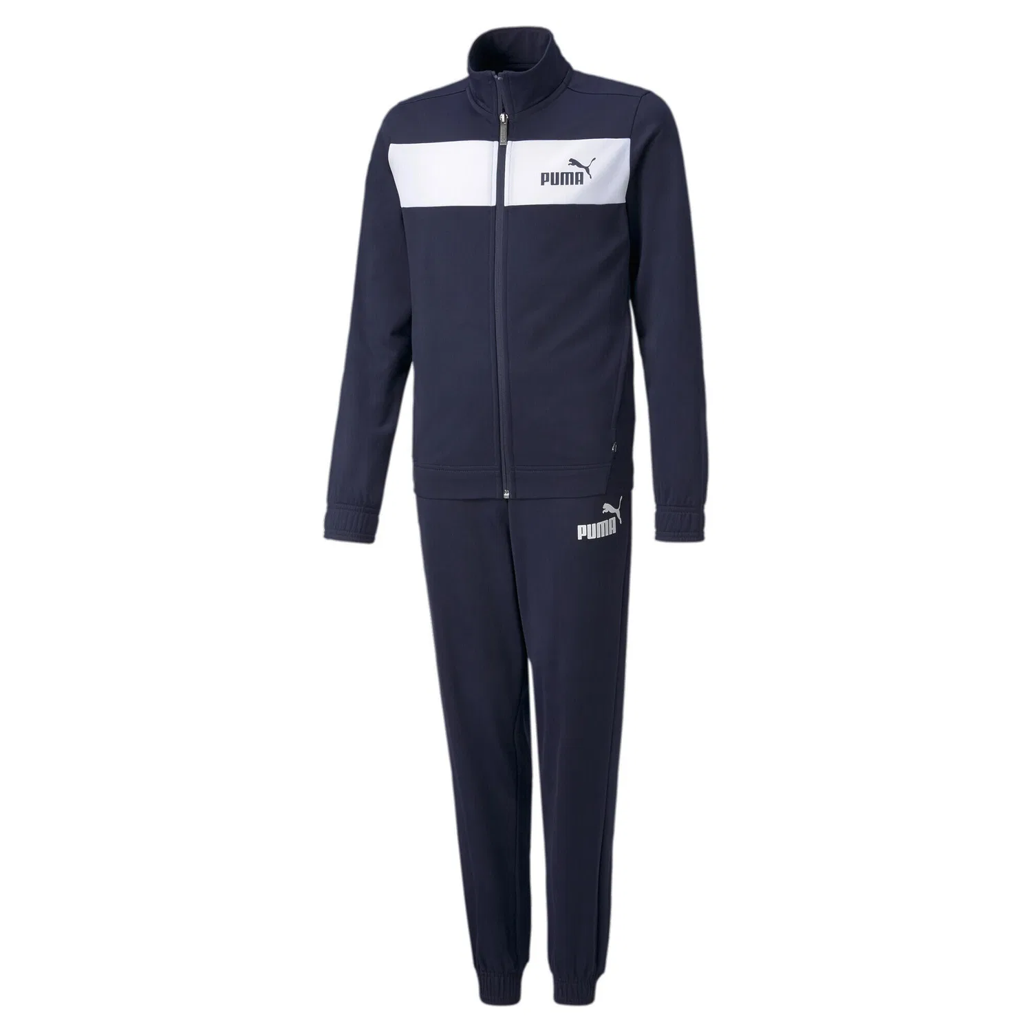 Детский спортивный костюм с принтом PUMA Peacoat Blue, Цвет Dunkelblau Navyblau Weiss