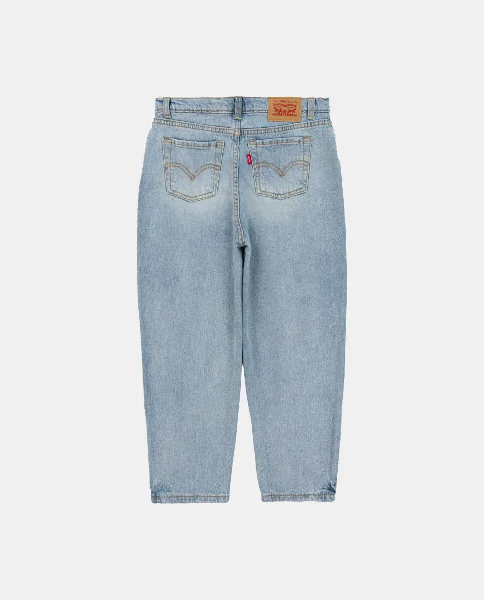 Детские джинсы для девочки свободного кроя Levi's, Azul — фото 2