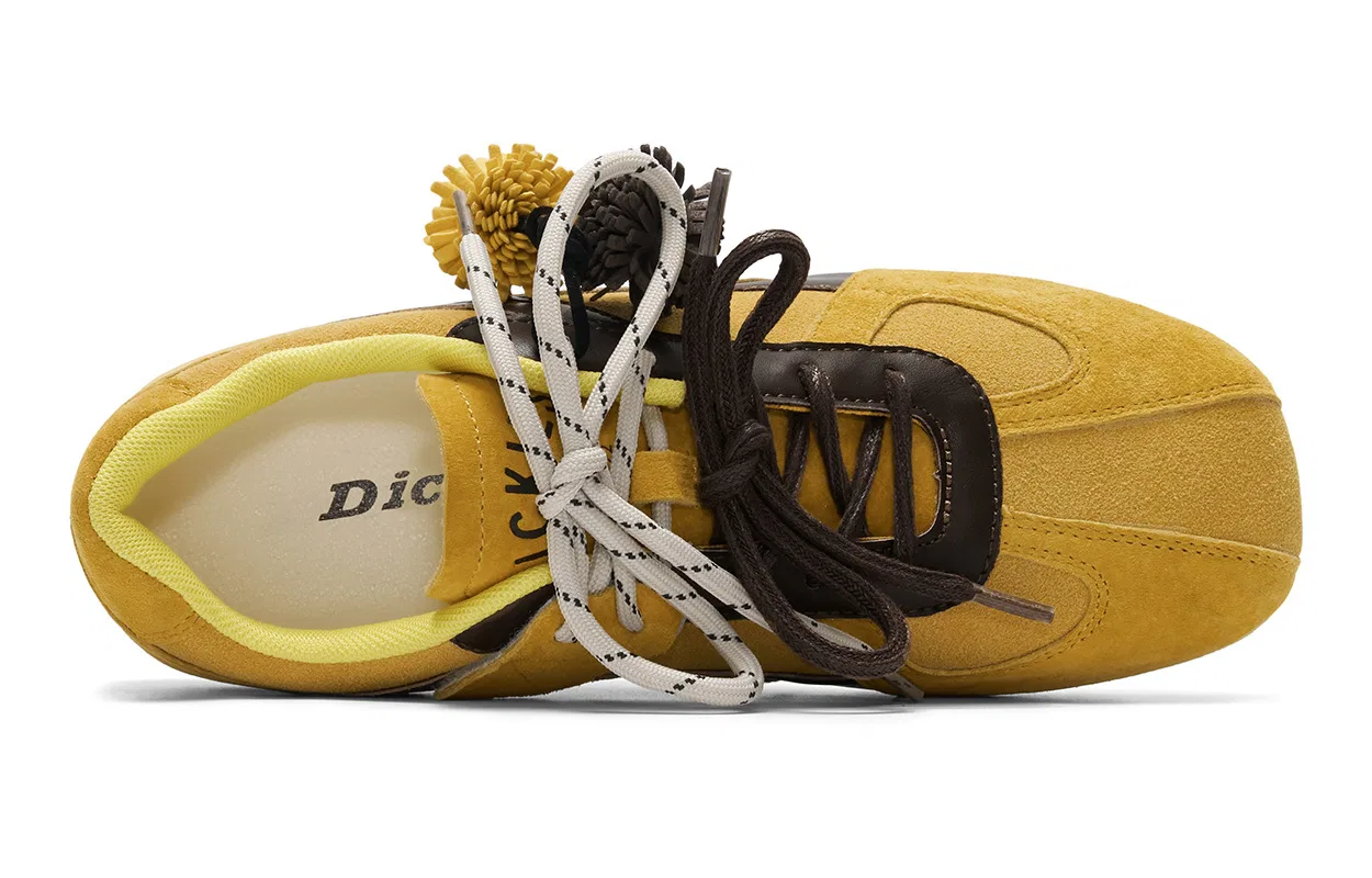 Детские кроссовки с низким верхом Dickies, Mango Yellow — фото 4