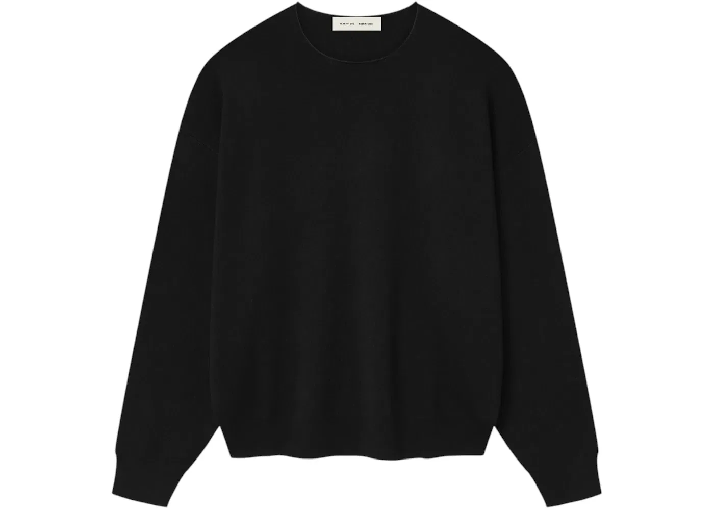 Мужской свитер из мериноса с длинным рукавом Fear of God, Jet Black