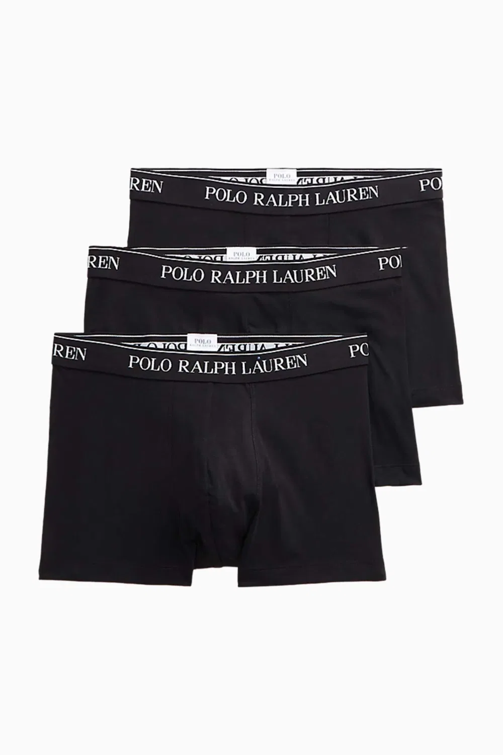 Трусы-боксеры хлопковые комплект из 3 штук Classic Logo Polo Ralph Lauren, черный