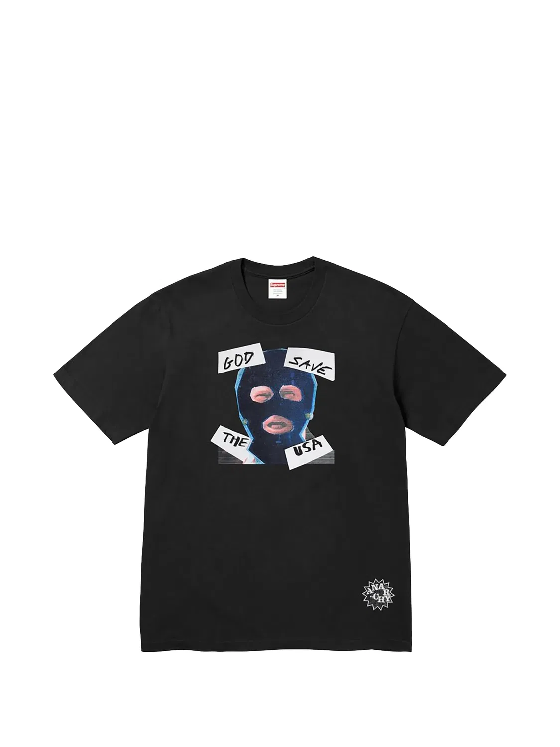 Футболка с графичным принтом Supreme, черный