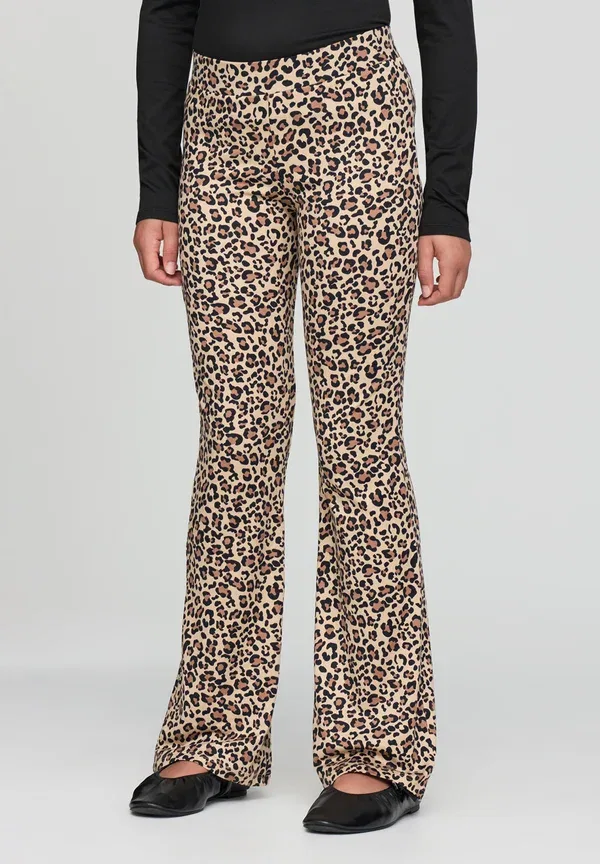 Леггинсы с принтом Animalier Terranova Beige, бежевый — фото 2