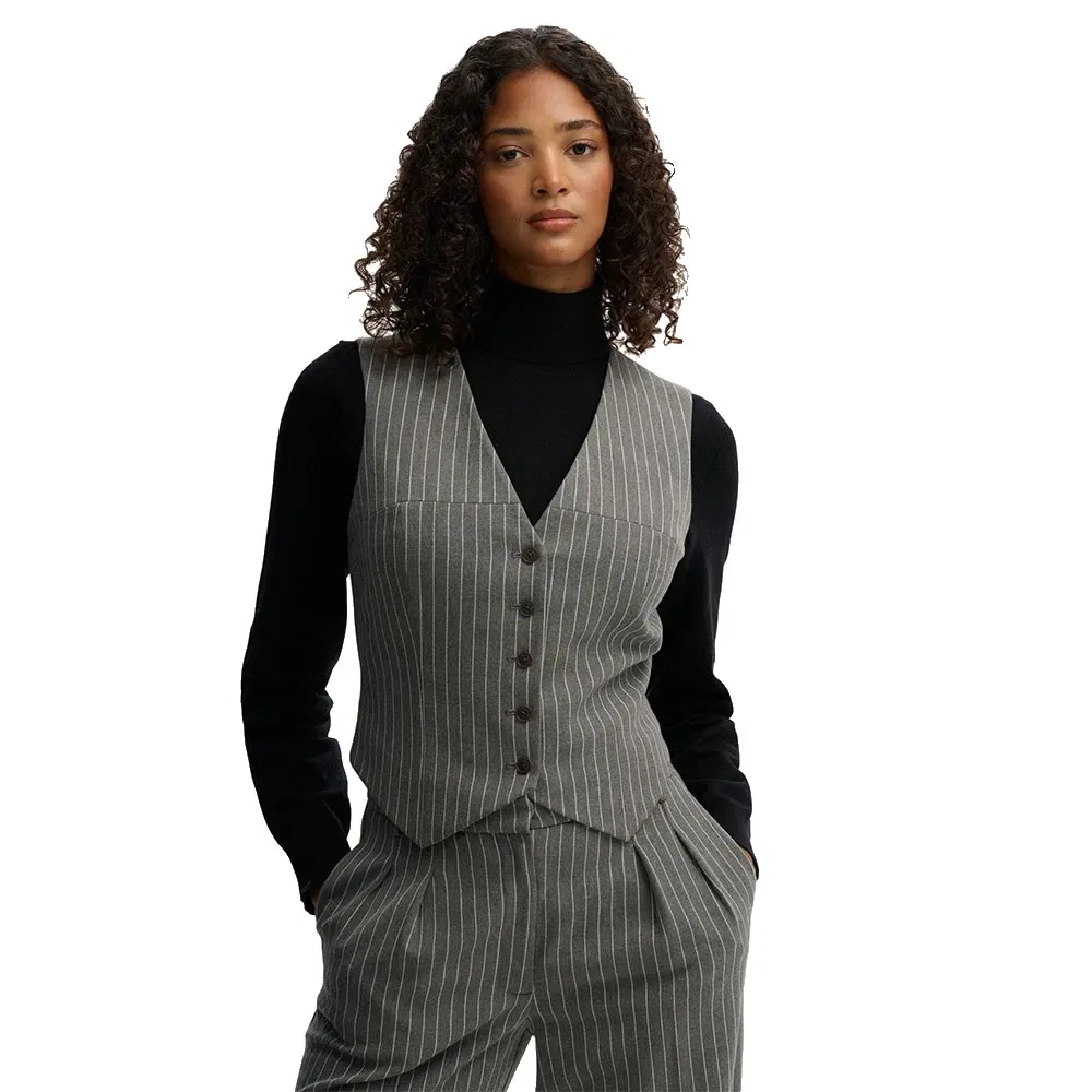 Жилет Superdry Pinstripe, серый