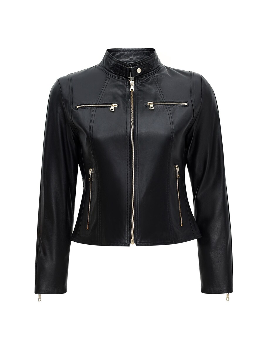 

Кожаная куртка Derimod Between-Season Jacket, черный