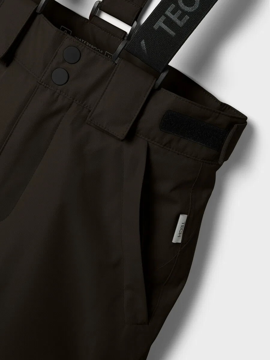 Брюки для активного отдыха NAME IT Regular Outdoor Pants 'Slope10' черного цвета — фото 4