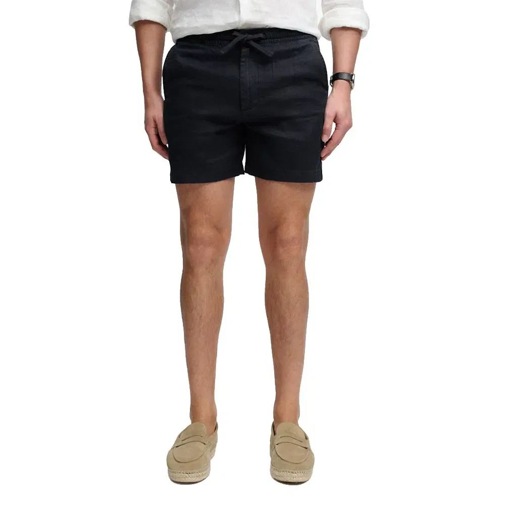 Мужские шорты из льна Merchant Superdry, Black