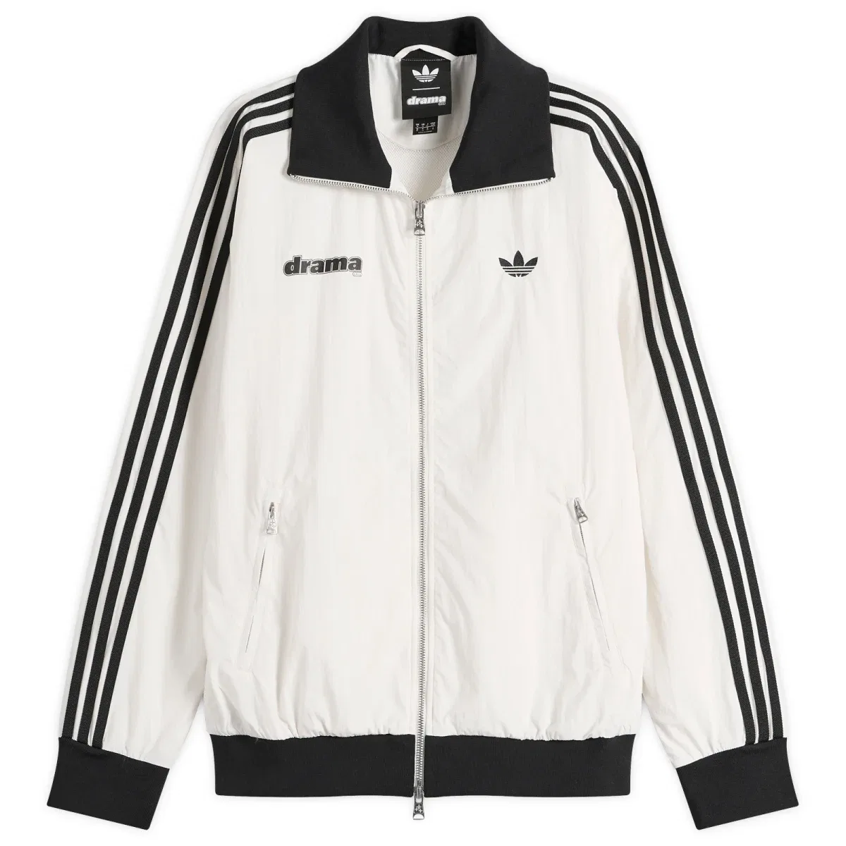 Куртка-олимпийка с воротником-стойкой Drama Call Beckenbauer Track Top Adidas, White