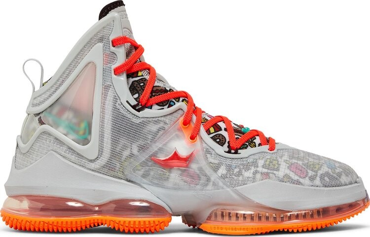 

Кроссовки Nike LeBron 19 'Fast Food', серый