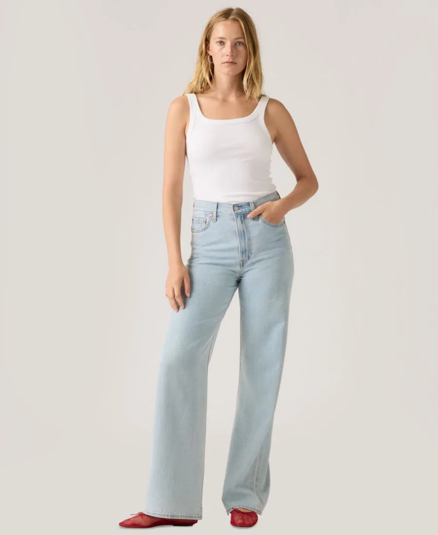 Джинсы с высокой посадкой и широкими штанинами Levi's, Of Course — фото 3