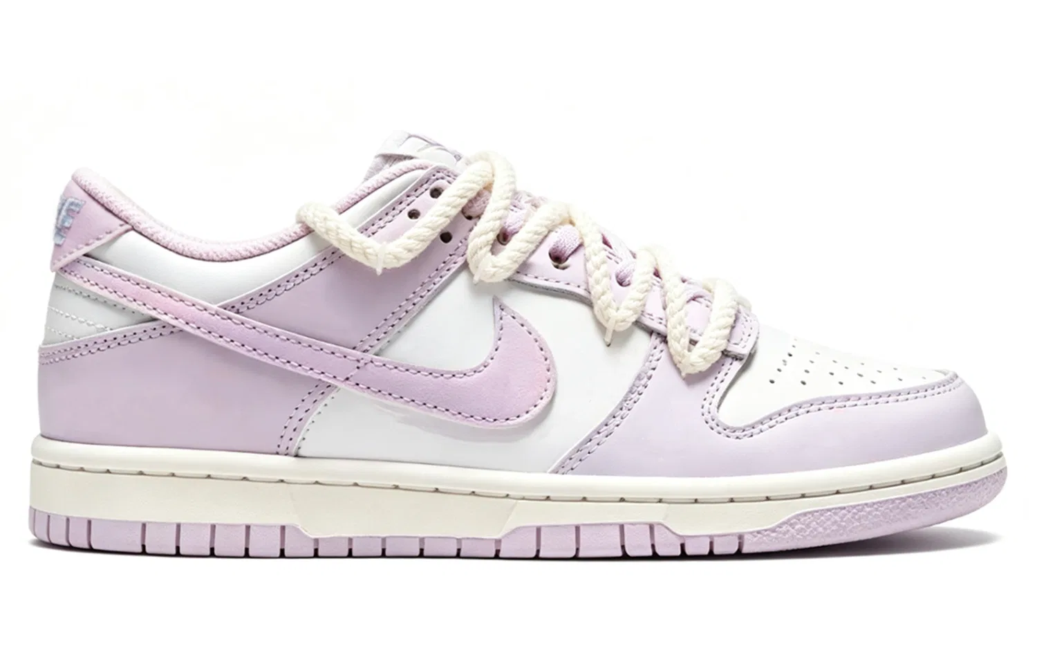 Детские скейтбординг-кроссовки Nike Dunk Kids Purple Pink-Starlight Island — фото 3