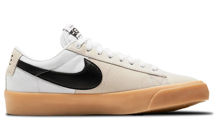 Кроссовки Nike SB Zoom Blazer Low Pro GT, светло-бежевый/белый/черный — фото 2