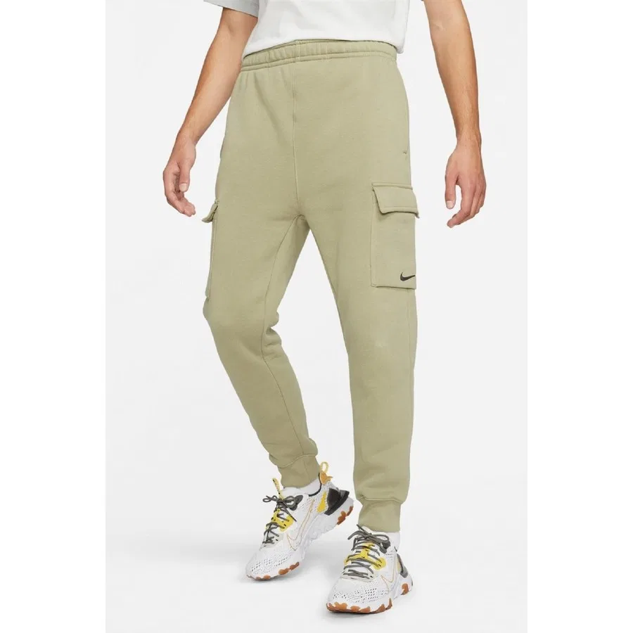 Спортивные штаны карго из футера с утягивающим поясом Nike Sportswear, Зеленый