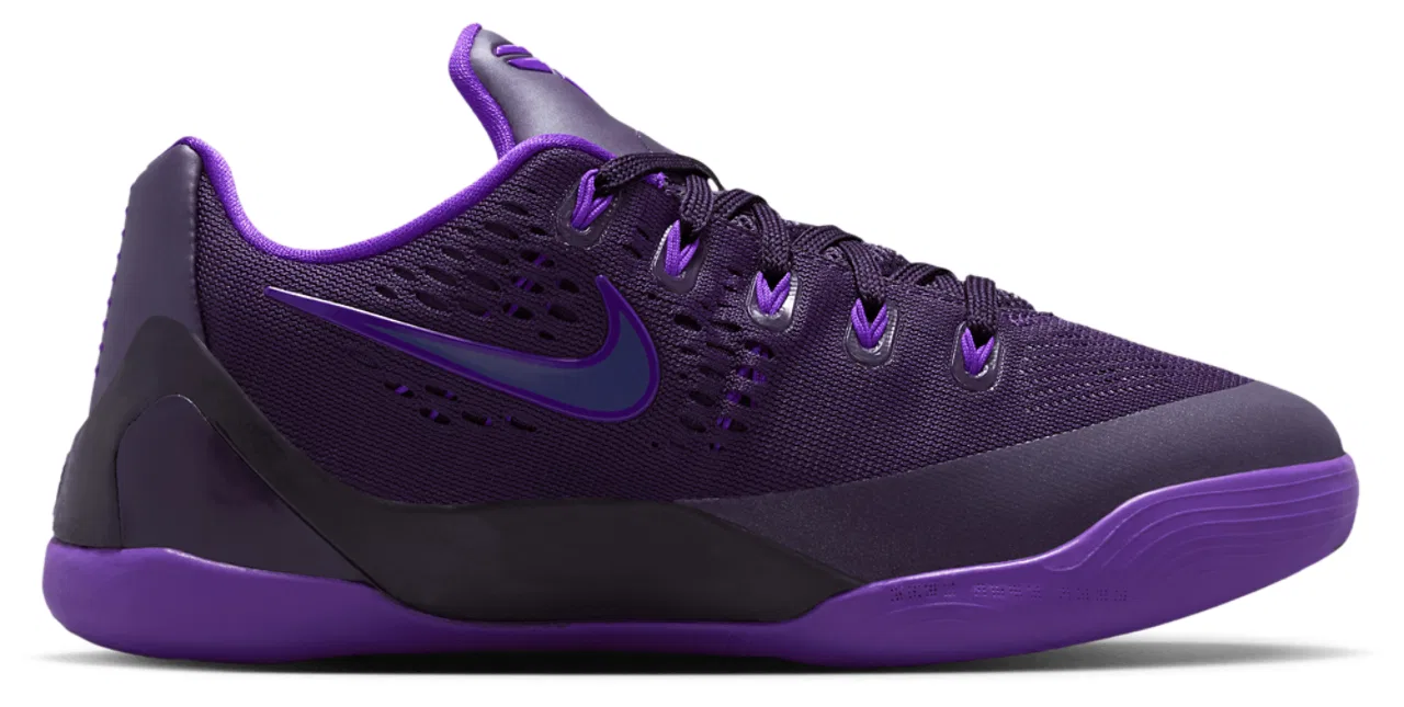 Кроссовки для мальчиков Kobe IX Low EM Nike, цвет Sanded Purple/Purple Dynasty/Fierce Purple