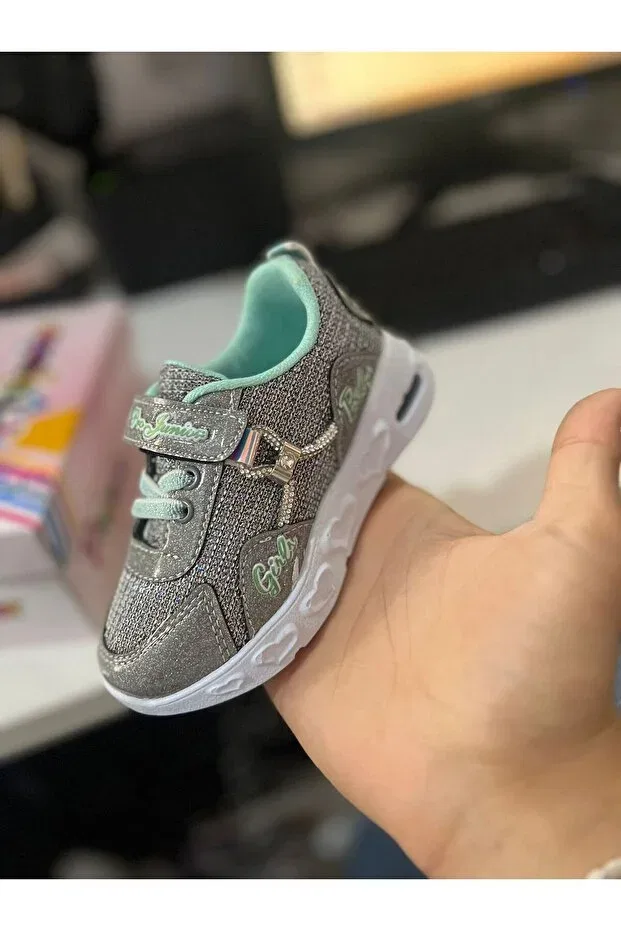 Детская обувь для новорожденных с подсветкой Projunior, Gray