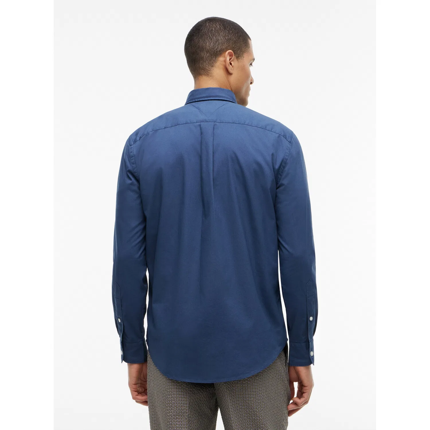 Мужская классическая рубашка regular fit Tommy Hilfiger, Aegean Sea — фото 2