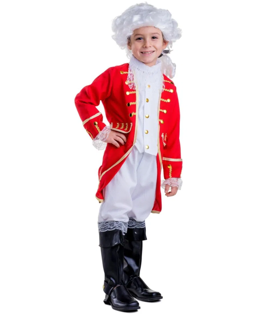 Костюм викторианского мальчика с жилетом и ботфортами Dress Up America, Red