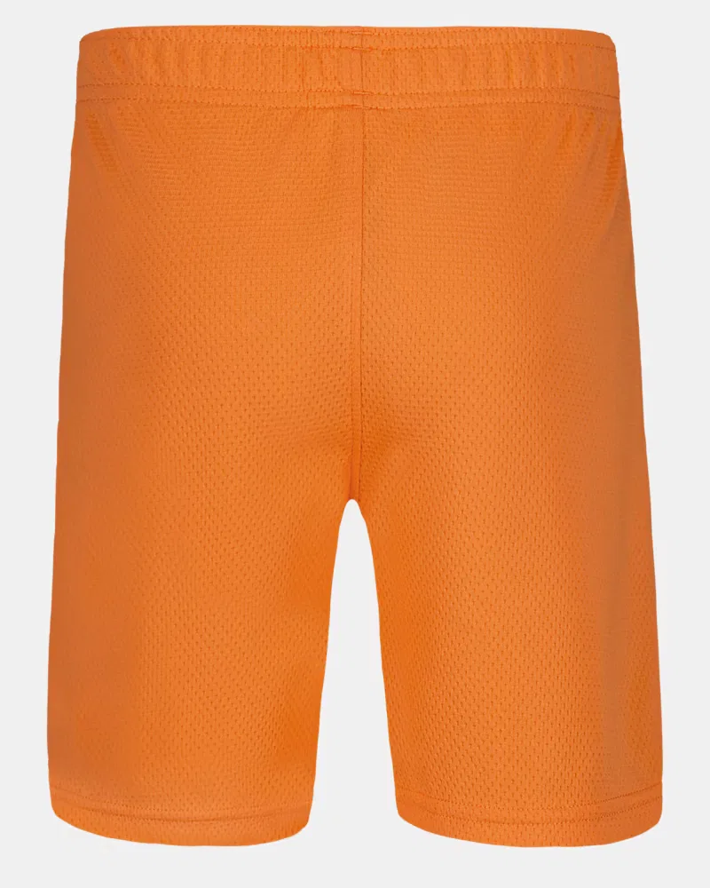 Шорты детские спортивные из вентилируемой сетки UA Tech Wordmark UnderArmour, Apollo Orange — фото 3