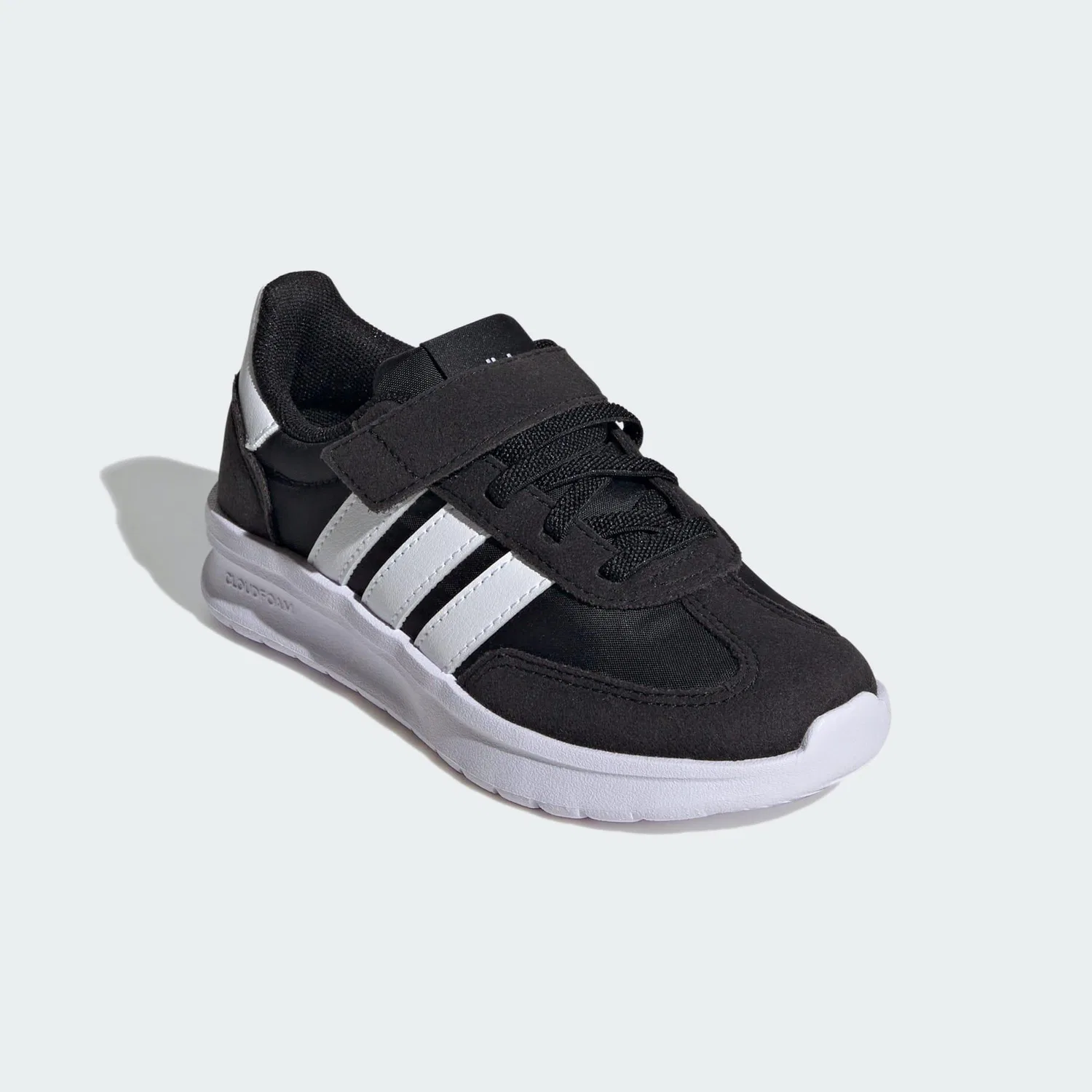 Детские кроссовки с принтом Run 70s 2.0 Adidas, Schwarz Weiss Braun — фото 4