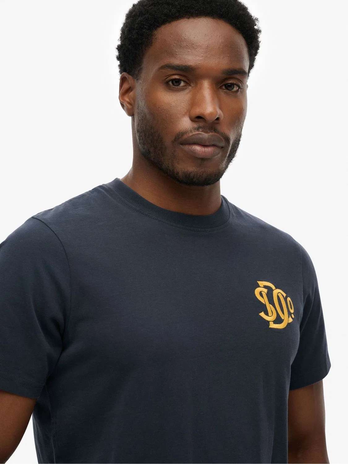 Футболка Relaxed Fit Superdry Sd&Co Neon, Navy Blue — фото 3