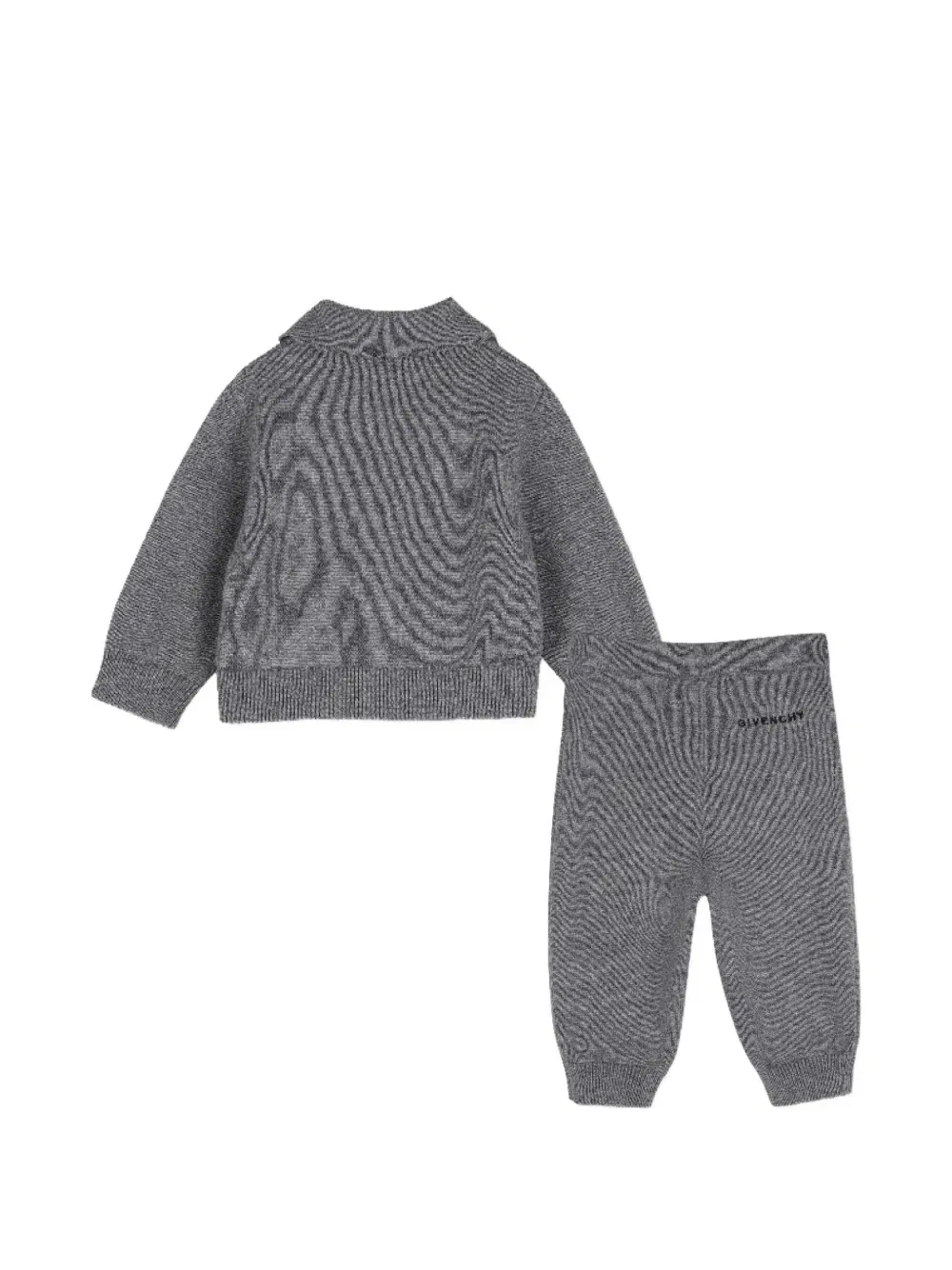 Спортивный костюм с вышитым логотипом Givenchy Kids, серый — фото 2