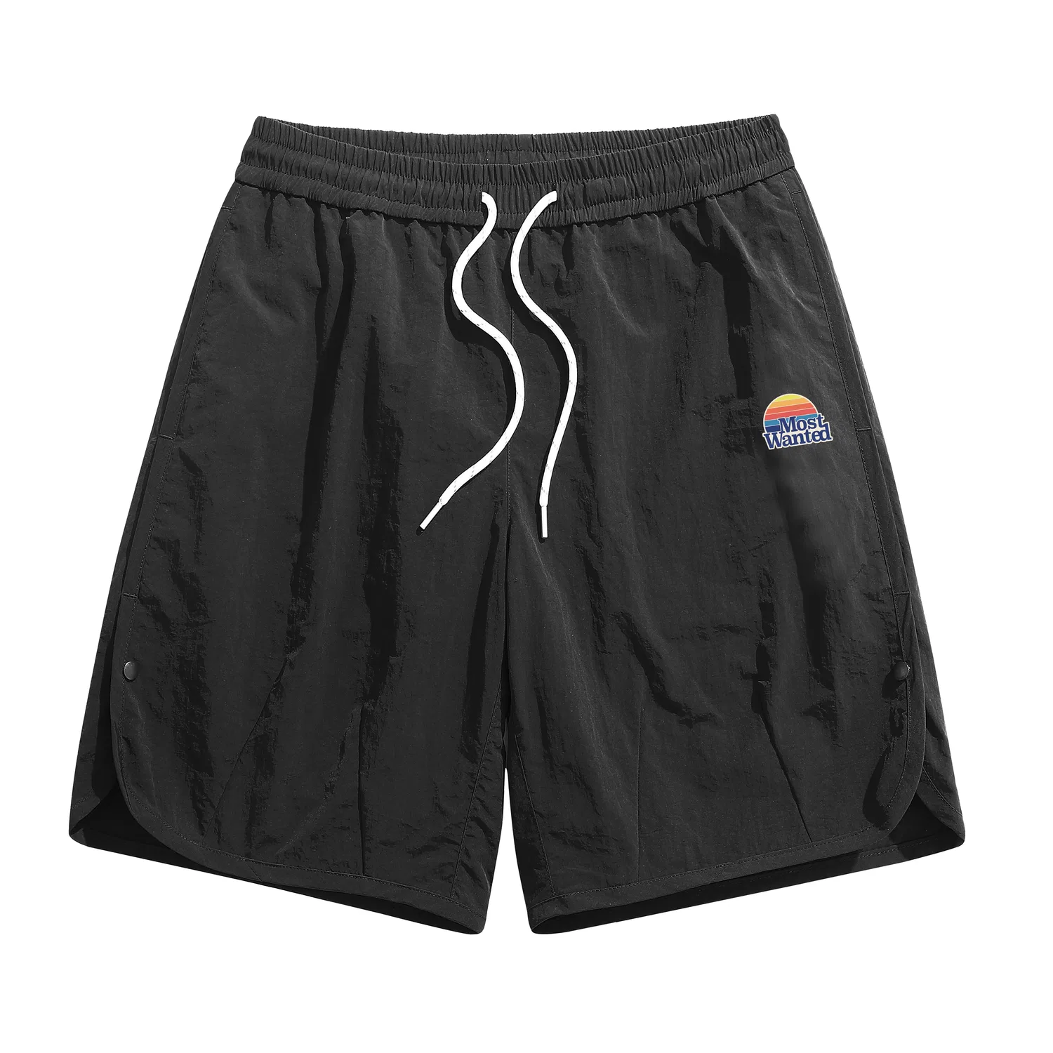 Детские шорты с принтом радуги Classic Rainbow Casual Shorts MostwantedLab, Neon Green — фото 3