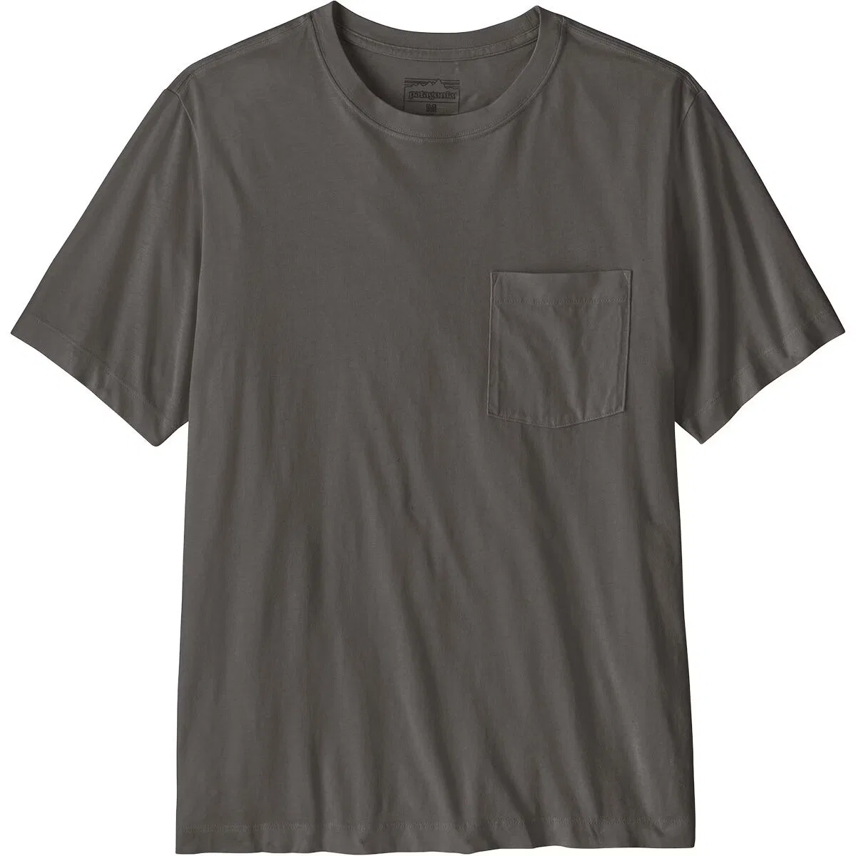 Мужская футболка с коротким рукавом с карманом Patagonia, Forge Grey
