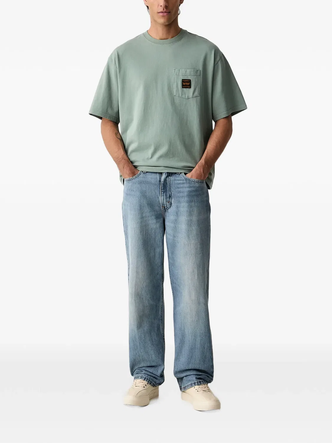 Джинсы 565 свободного кроя синие Levi's, синий — фото 2