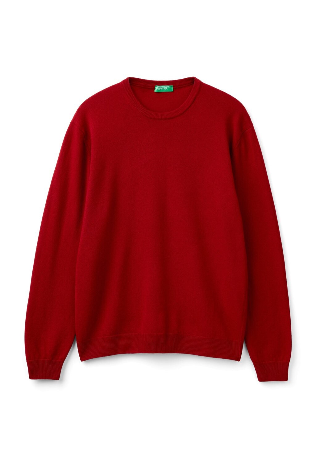 

Джемпер CREWNECK IN PLAIN REGULAR FIT EDGES United Colors of Benetton, красный