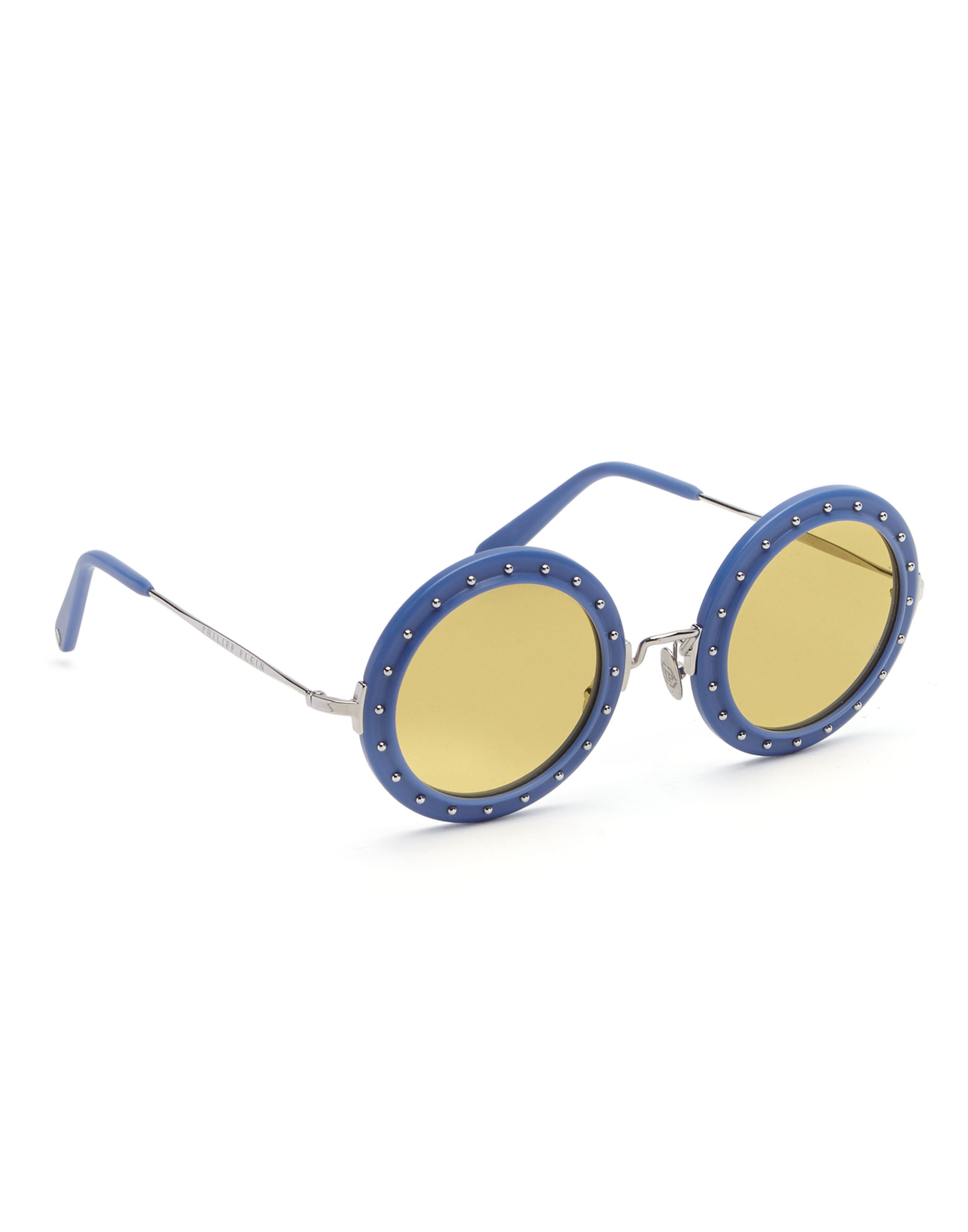 

Солнцезащитные очки "Оливия" PHILIPP PLEIN, цвет azzurro/giallo/normal/nickel
