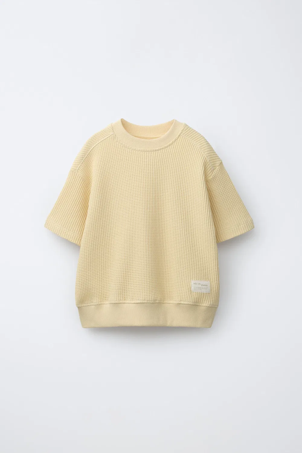Толстовка вафельной вязки ZARA, Butter