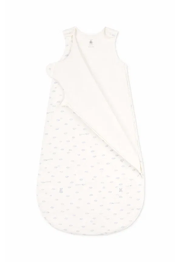 Детский спальный мешок хлопок Sacchi nanna Petit Bateau, ivory, слоновая кость — фото 4