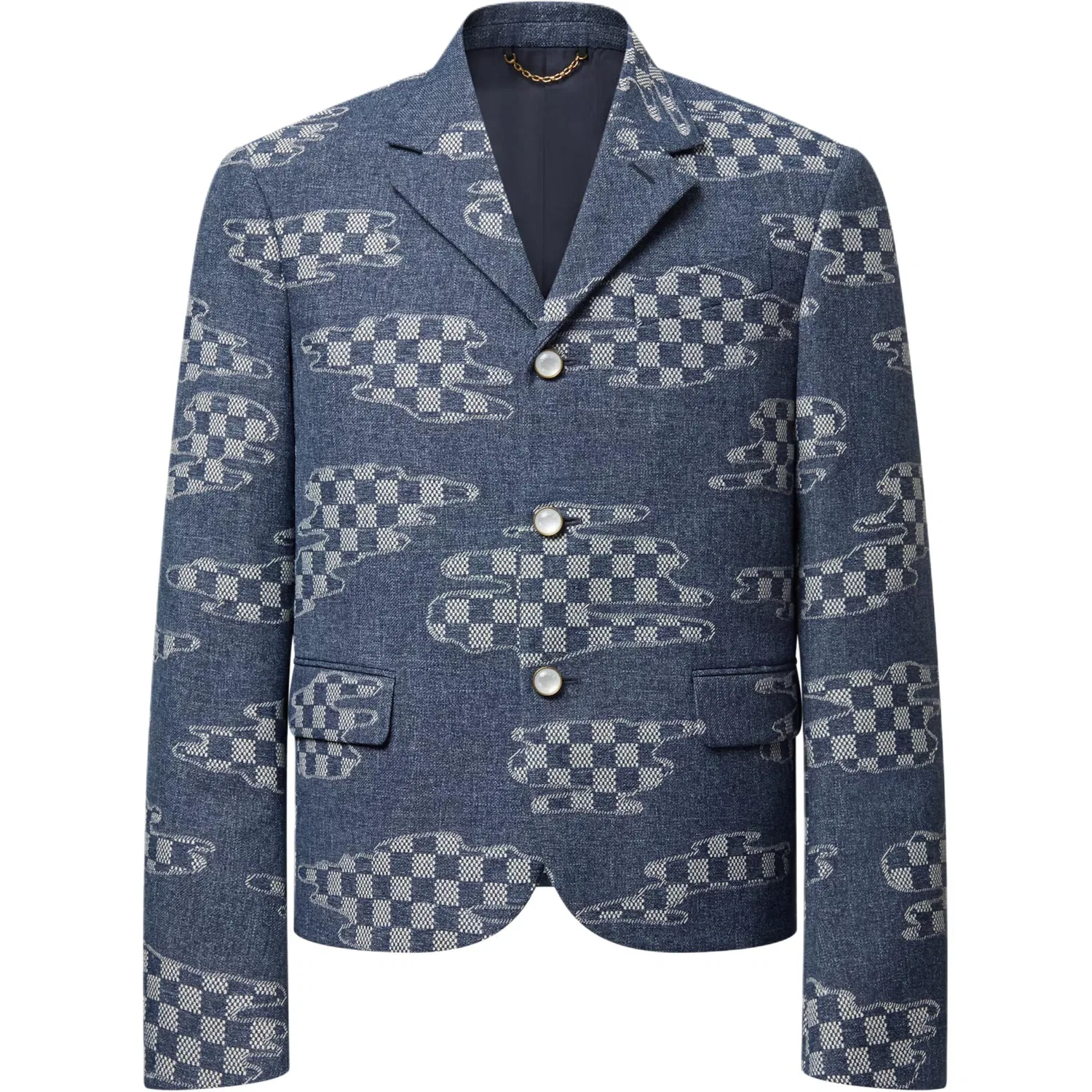 Куртка Damier FW25, Louis Vuitton, Blue
