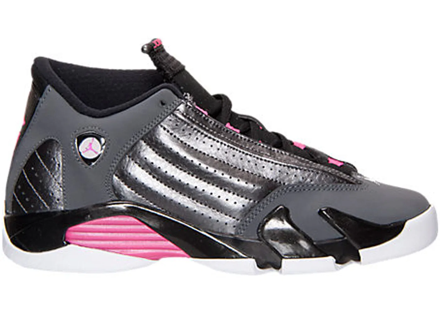 Детские кроссовки Lifestyle Jordan 14 Retro Jordan, Metallic Dark Grey/Hyper Pink-Black-White